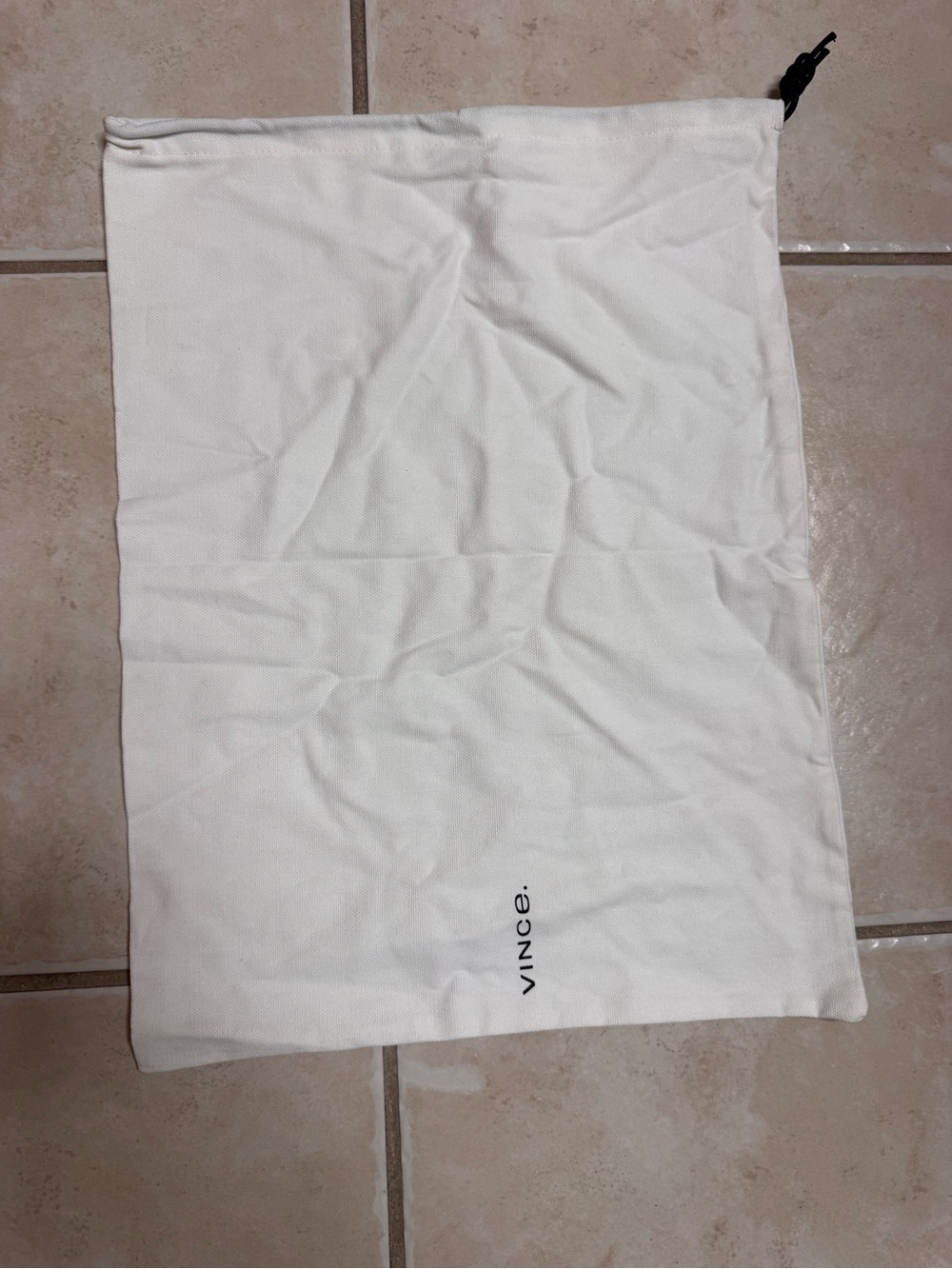 Vince Drawstring White Dustbag